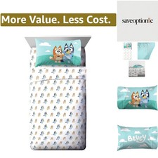Kids Sheet Set with Fitted, Flat Sheets  Pillow Cover - Ultra-Soft Bedding w...