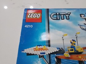 LEGO CITY: Coast Guard Platform Instruction Manual  Only Set 4210