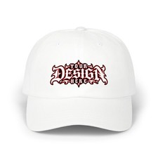 Custom Printed Classic Dad Cap, Yupoong 6245CM Cotton Hat - Your Logo