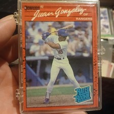 Juan Gonzales #33 rare misprint