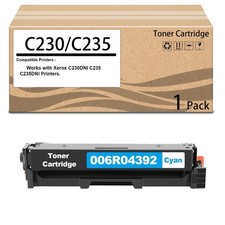 1 Pack C230 C235 Cyan Toner Cartridge for Xerox C230DNI C235 C235DNI Printers