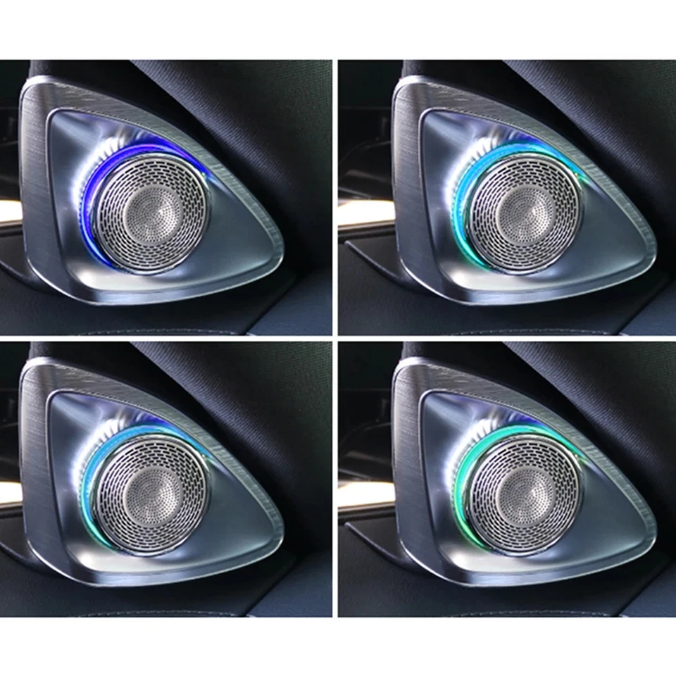 Ventilación de aire LED 64 colores 3D/4D para Mercedes Benz W213 Clase E Cupé E43 E53 E250 Foto 4 de 4