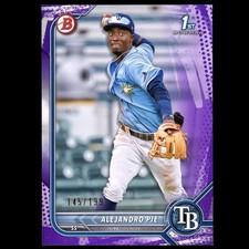 2022 Bowman #BP-99 Alejandro Pie 1st Prospect RC Purple Pattern Border SP #/199