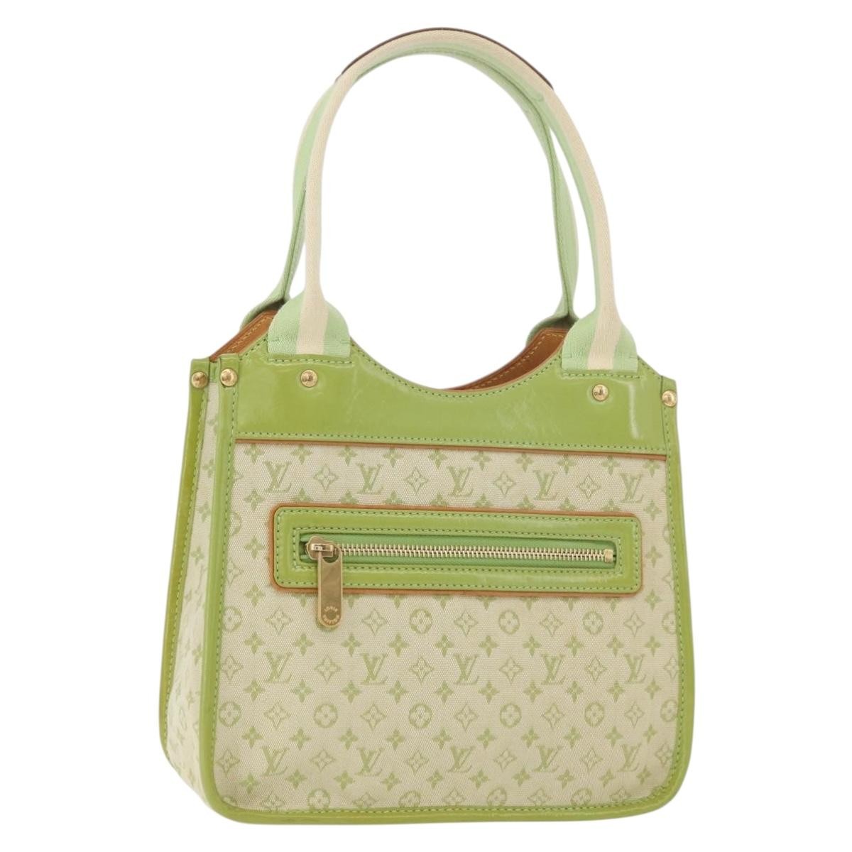 LOUIS VUITTON Monogram Mini Sac Catline Bag Almond Green M92931 LV
