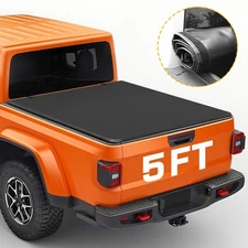 Tonneau Cover for 2020-2025 Jeep Gladiator JT Truck Bed Cover 5FT Soft Roll-up