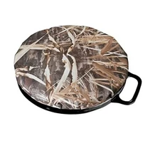  5 Gallon Bucket Swivel Lid Cushion for Hunting Fishing Gardening camo grass