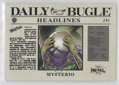 2022 Marvel Metal Universe Spider-Man Daily Bugle Headlines Mysterio #DB-11 0xz8