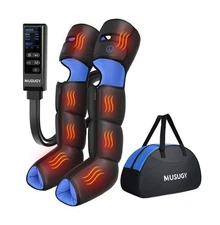 Leg Massager with Heat and Compression : Sequential Compression Boots with 6 ...