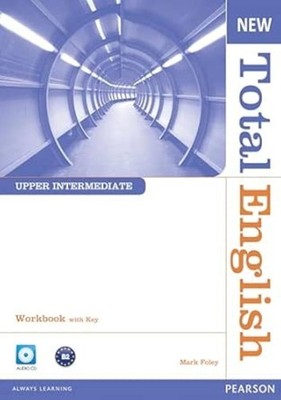 New Total English Upper Intermediate Workbook with Key and Audio CD Pack, Very G