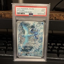 Pokémon Articuno Sv09 Journey Illustration Rare Holo 161/159 PSA 9