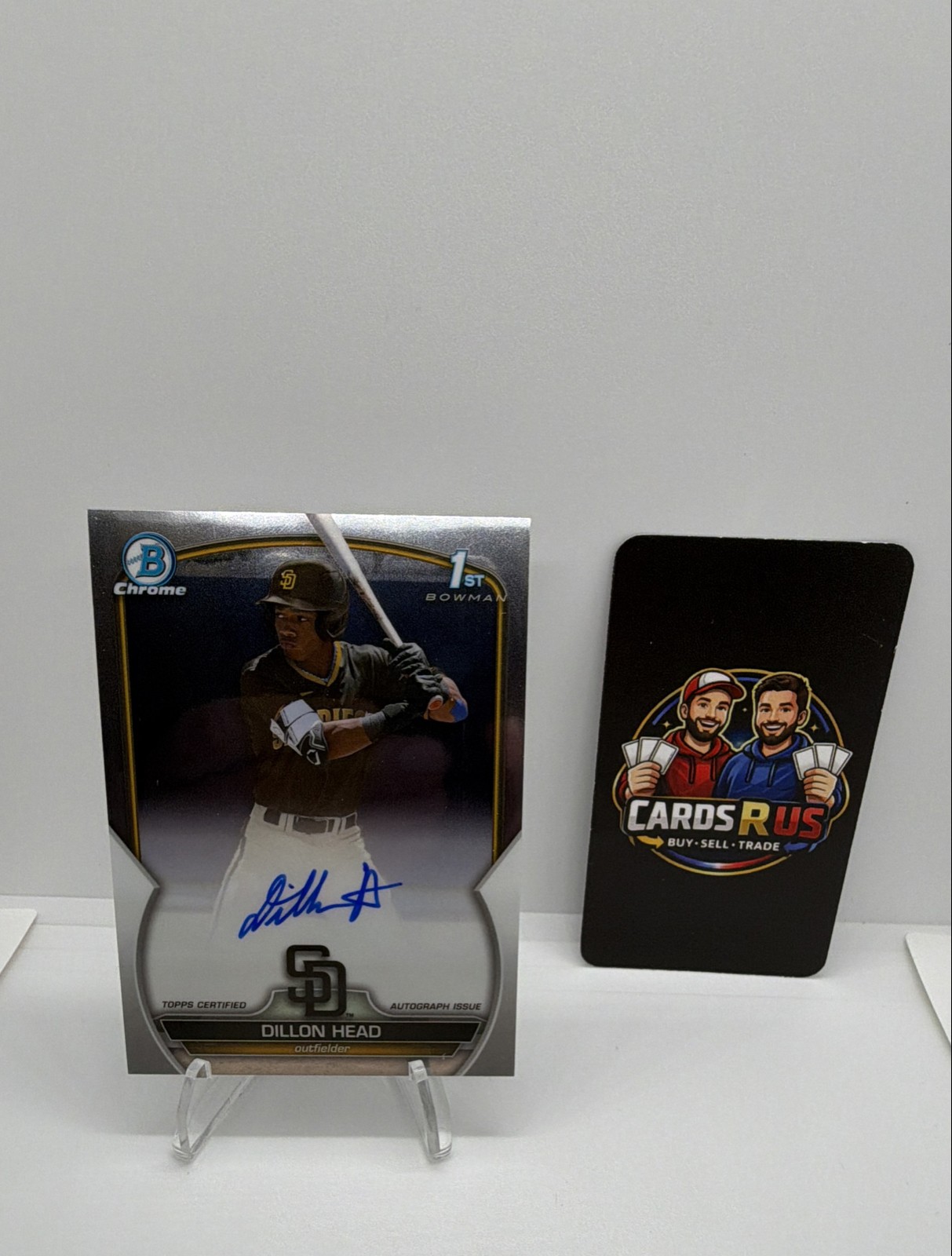 Dillon Head - Chrome Prospect Autographs - 2023 Bowman Draft - #CDA-DHE (AU, RC)