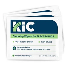 KICTeam - Electronic Cleaning Wipes (100 Wipes) - NSF Certified Tech Wipes fo...