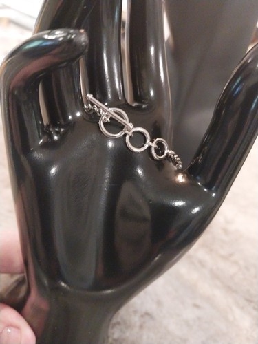 Pulsera Karis Cruz Citrino Brasileña en Platino Bond (6.50-8.00") 4.50 Quilates - Imagen 7 de 19