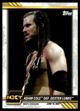 2021 TOPPS WWE NXT ADAM COLE DEF. DEXTER LUMIS #39 4069