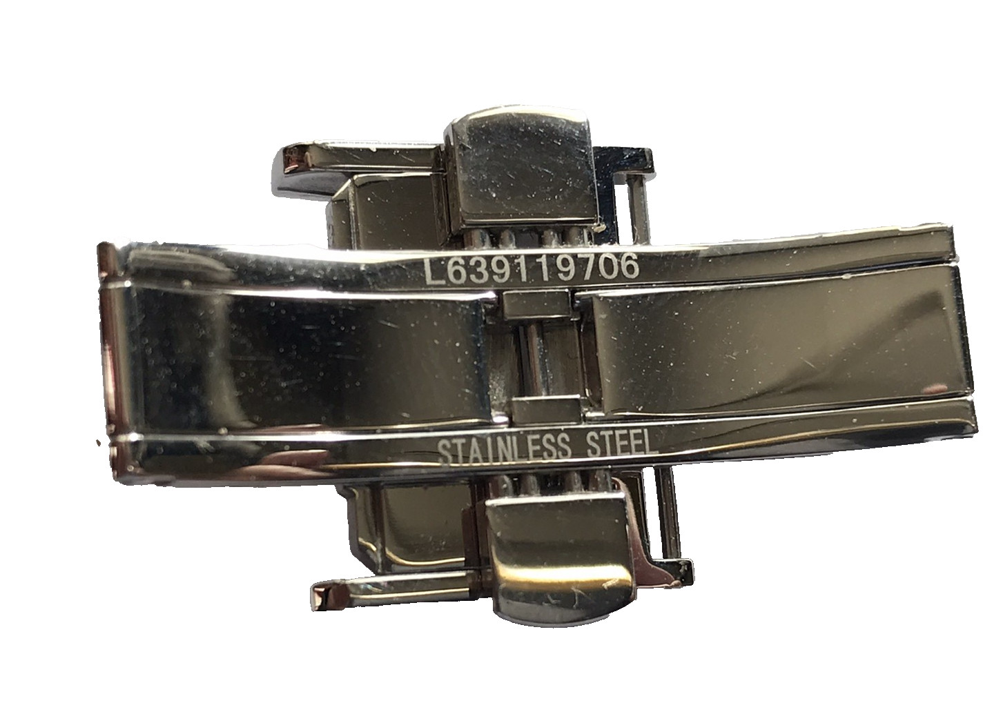 LONGINES stainless steel buckle on ZRC strap 20mm watch band chrono strap