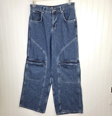 BDG Urban Outfitters Jeans Womens 28 Skater Baggy Wide Leg High Rise Cargo 32x31
