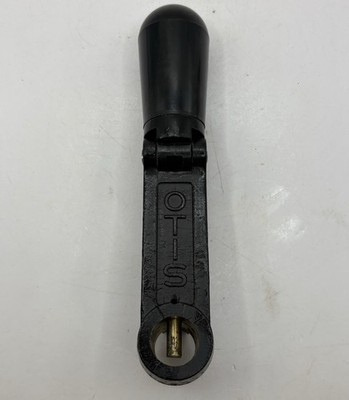 Old Elevator Hardware Vintage Embossed Brass OTIS Deadman Manual Hand Crank
