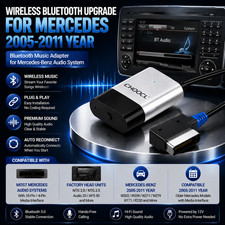 Bluetooth Music Adapter for Mercedes-Benz Media Interface Wireless Audio 2005-20