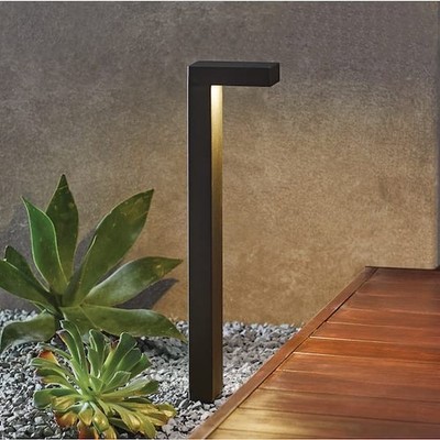 Hampton Bay Jemison 16.5'' Black LED Outdoor Landscape Path Light 85 Lumen