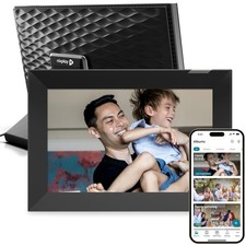 Nixplay Digital Touch Screen Picture Frame with WiFi - 10.1  Photo Frame,