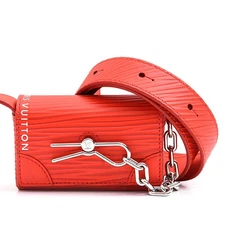 Louis Vuitton Bag Ladies Mens Micro Steamer Epi Shoulder Bag Red Louis Vuitton M