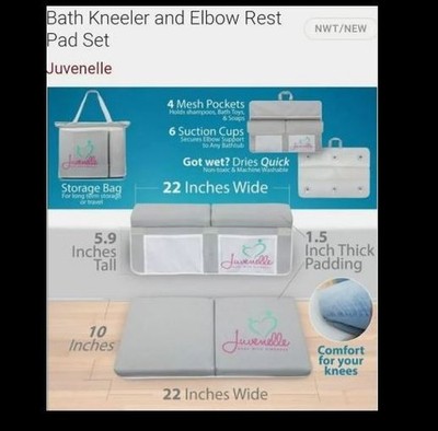 Comfortable Bath Kneeler and Elbow Kneeling Rest Pad for Baby Painless JUVENELLE