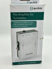 AVLink Stereo Pre-Amplifier for Turntables, Low Noise Phono Preamp RCA Input Out
