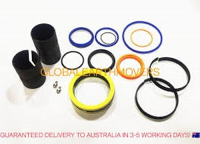 JCB BACKHOE - STABILISATEUR RAM REPAIR KIT W. SEALS (PART# 1208/0015 21 991/0... - Photo 1/2
