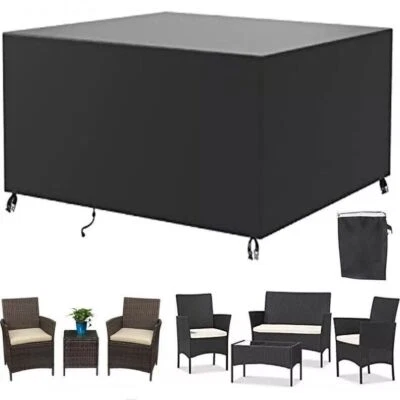 Waterproof Patio Furniture Cover Outdoor Garden Rattan Table Chair Cube Covers