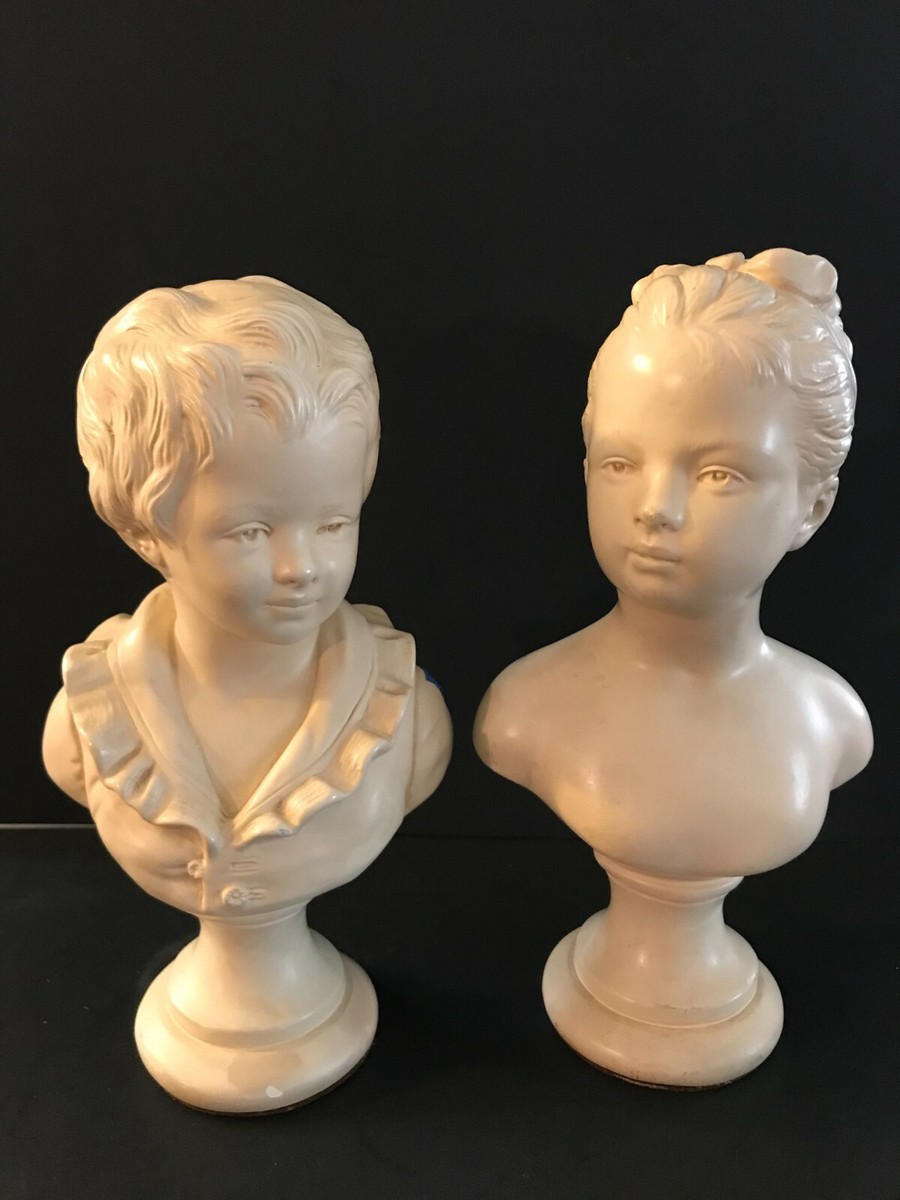Alexander Backer Chalkware Busts | eBay