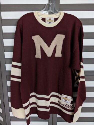RARE Montreal Maroons 1930 Heritage Sweater Collection NHL Hockey Jersey XL  - Picture 1 of 6