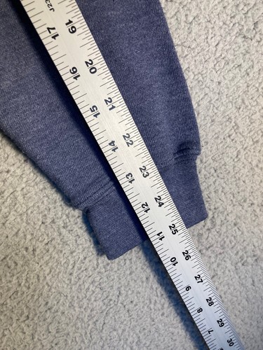 University of Akron Football Hoodie Adult Medium Blue Gray Pullover Sweatshirt - Picture 6 of 15