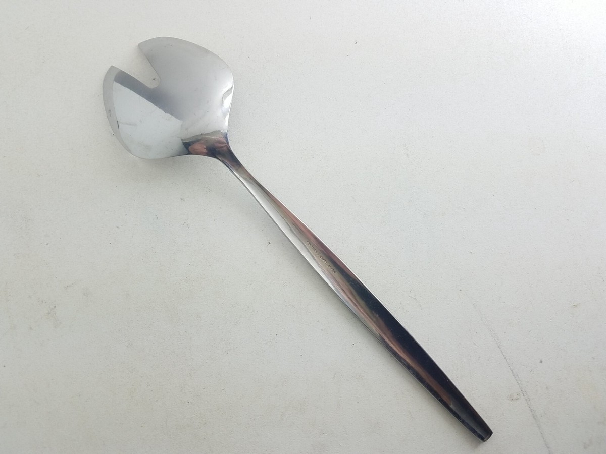 Slotted Serving Spoon Stainless Steel Japan Mid-century 11 Slotted Serving Spoon Stainless Steel Japan Mid-century 11