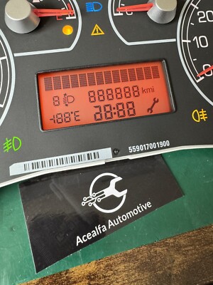 LCD Screen Manual for Fiat Grande Punto Fiorino Cluster