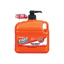 Fast Orange Permatex Pumice Lotion, Heavy Duty Hand Cleaner Orange, 64 Fl Oz