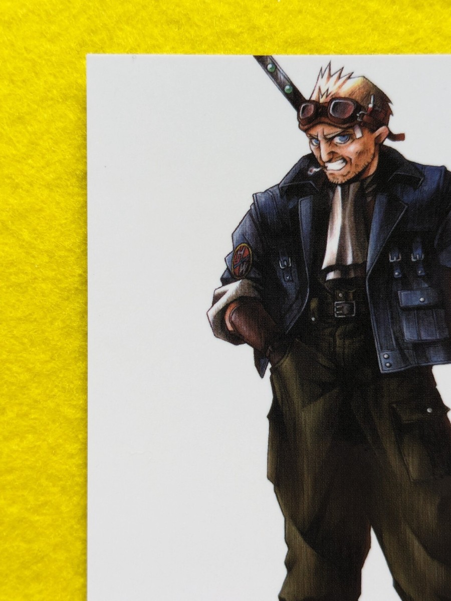 FINAL FANTASY 7 CID HIGHWIND SQUARE ENIX 1-006 TETSUYA