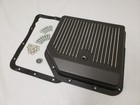 Aluminum Transmission Oil Pan Black Finned GM Chevy Turbo 350 TH-350 Trans Stock