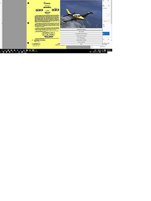 CESSNA 310 P Q SERVICE MAINTENANCE LIBRARY W/ ENGINE 1969 - 1974 w current A/Ds