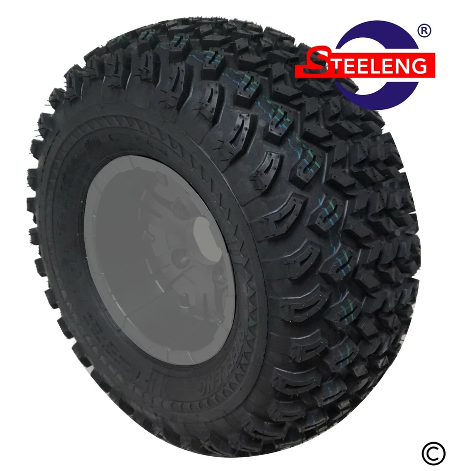 GOLF CART 10" BLACK BULLDOG ALUMINUM WHEELS / RIMS and 22" ALL TERRAIN TIRES(4) - Изображение 2 из 4