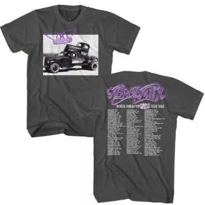 Aerosmith Pump Tour Smoke Music COTTON T-Shirt S-5XL CG1068