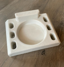 Vintage Porcelain Bathroom Wall Mounted Toothbrush Cup Holder w/t Bracket