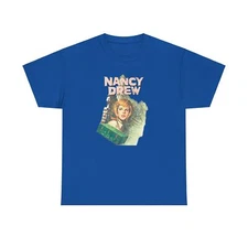 Nancy Drew Heavy Cotton Tee, Nancy Drew Fan Gift, Nancy Drew Book Cover Tee