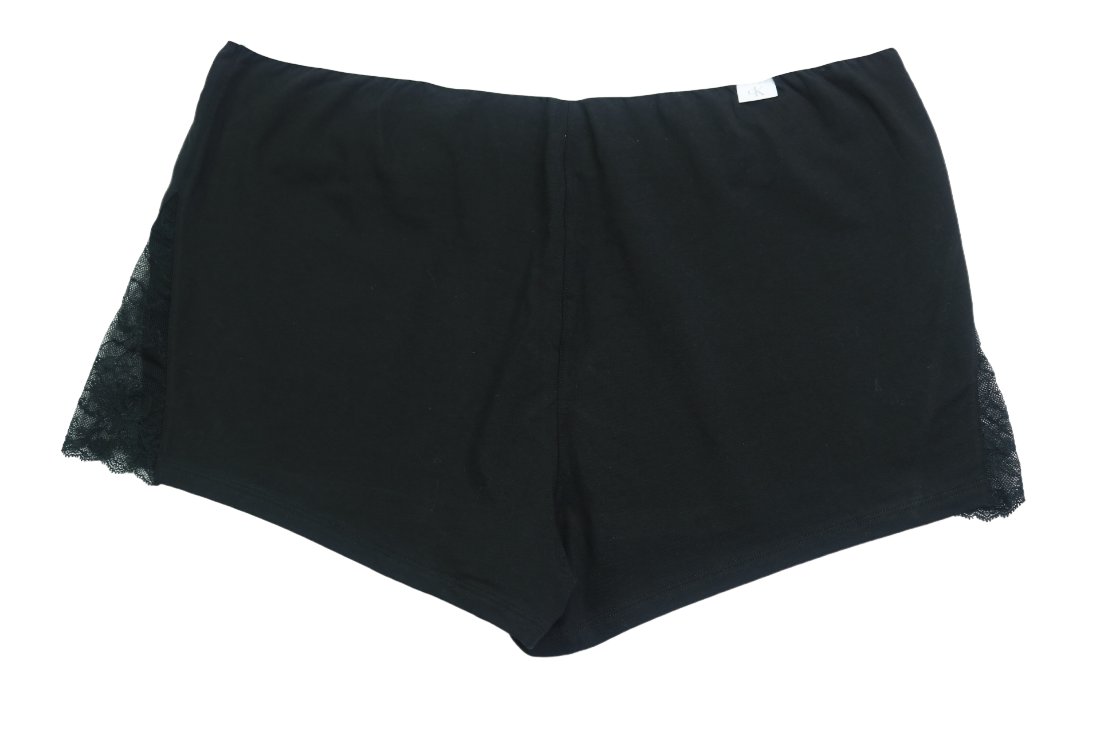 Calvin Klein Women's CK One Pajama Lace Shorts (Black, XL) eBay