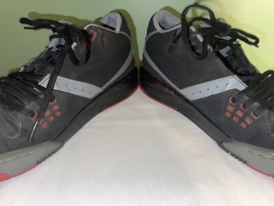 Air Jordan Flight 23 Black Gray Red 2015 Lace-Up Sneakers  display picture 3