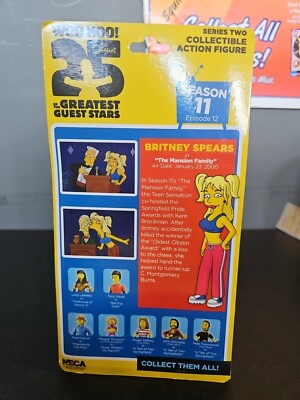 NECA Simpsons 25th Anniversary - Britney Spears 5in Action