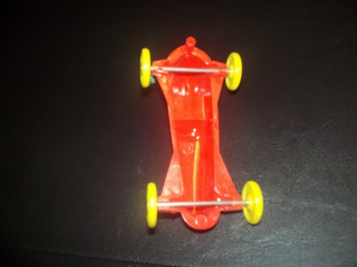 VINTAGE 1950’S PYRO RACER PLASTIC SOAP BOX DERBY CAR WITH DRIVER #3 - Picture 3 of 3
