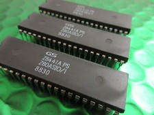 3 x Controlador de E/S Serie NMOS Z8441APS, Z80A SIO/1 4MHz, DIP40, PIEZAS NUEVAS