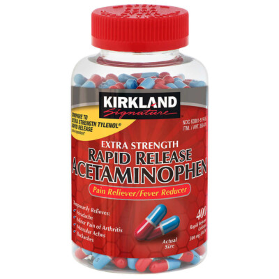 FREE SHIPPING - Kirkland Signature Extra Strength RAPID RELEASE ACETAMINOPHEN