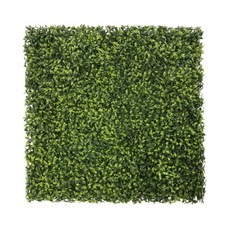 20" Artificial Faux Green Tea Mat Wall Hedge Decor Privacy Fence Panel Grass DIY