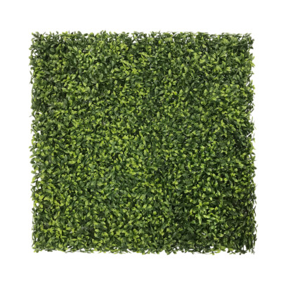 20'' Artificial Faux Green Tea Mat Wall Hedge Decor Privacy Fence Panel Grass DIY